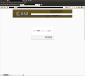 [XSS] European Space Agency [Other]